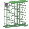 Grillage soudé 3D pour les plantes de jardin de piscines d&#39;arrière-cour de jardin grimpent aux pergolas